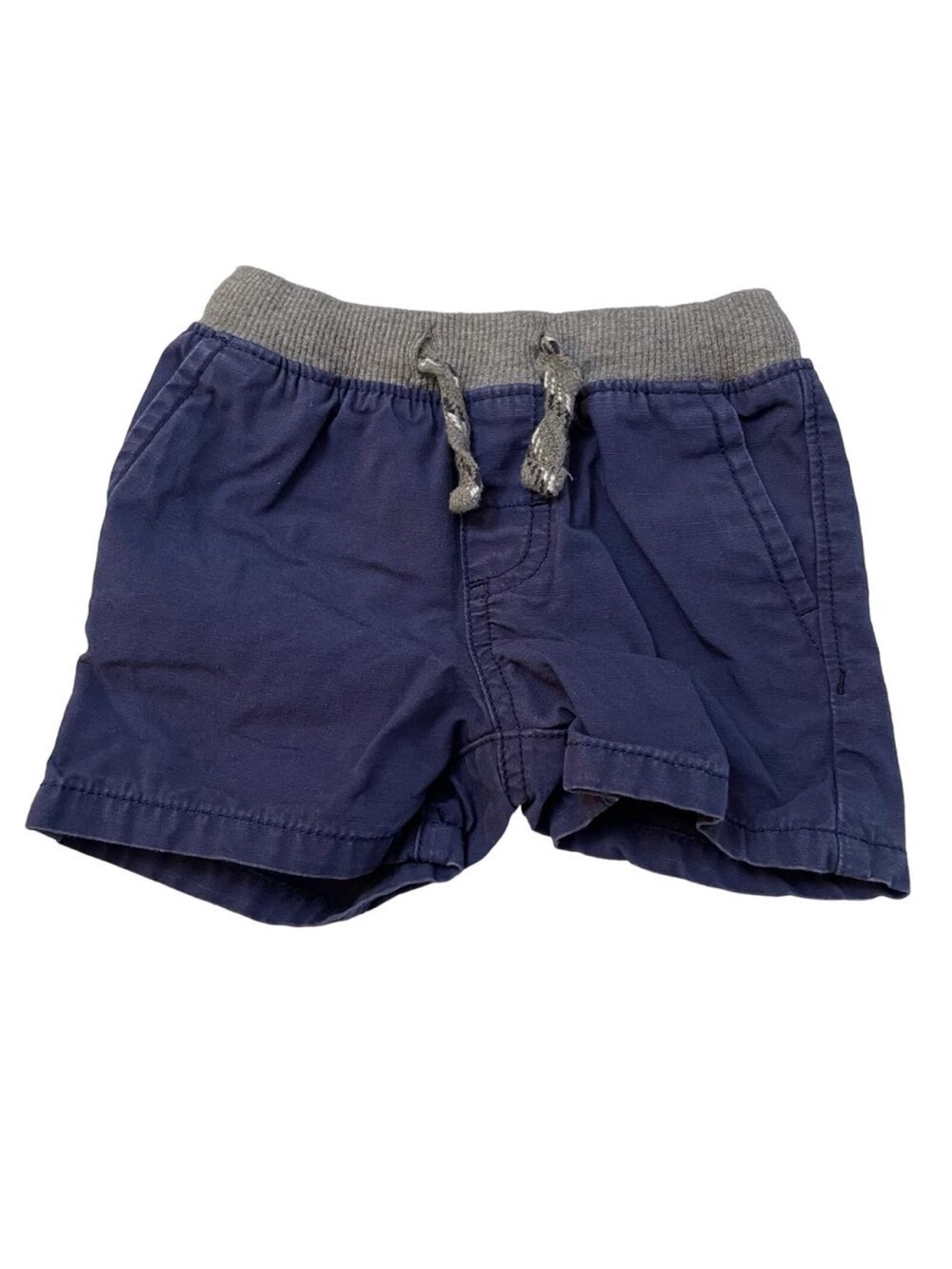 Carter’s Baby Boy Navy Blue Summer Shorts Elastic Wasit Cotton Shorts Size 6M